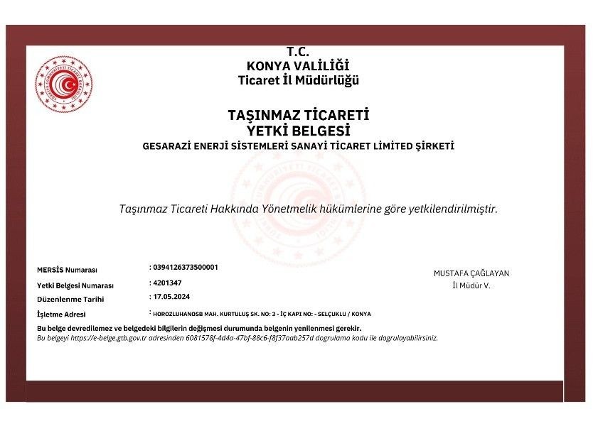 KONYA GES 2,527,980 kWp